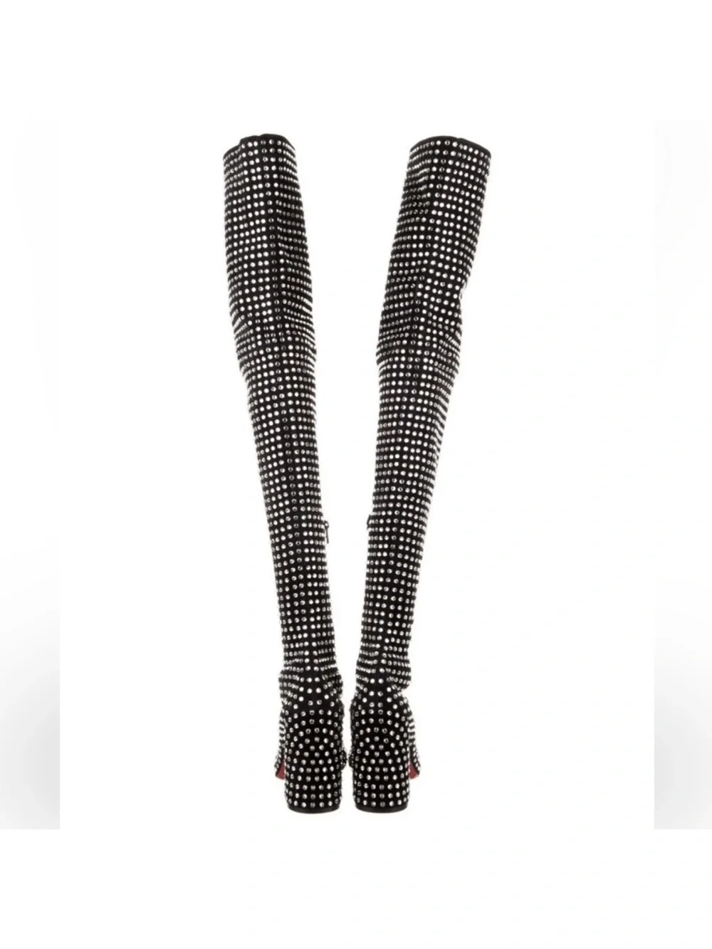 Christian Louboutin Strass Jane botta Crystal accent 9,995